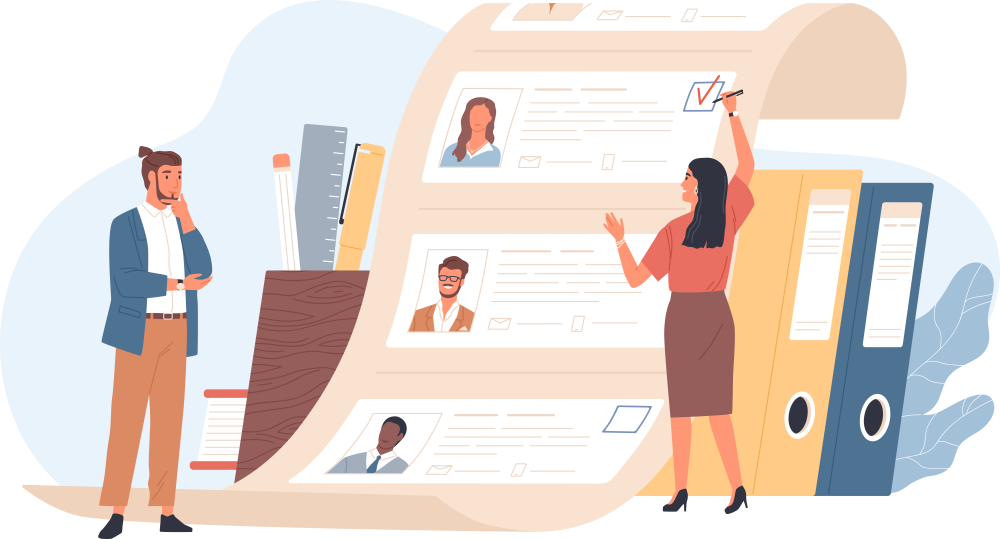 recherche de candidats